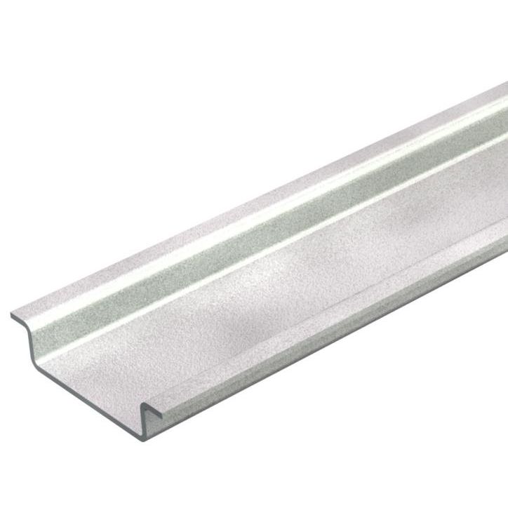 OBO Bettermann - Tragschiene Hutschiene 2069 2M BK blank − 2 Meter