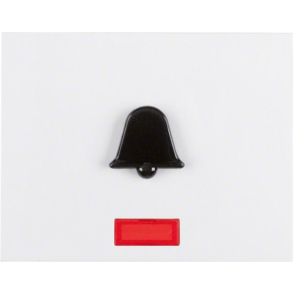 Berker - Abdeckung/Bedienelement für Installationsschalterprogramme Wippe pws 16517209 m. roter Linse