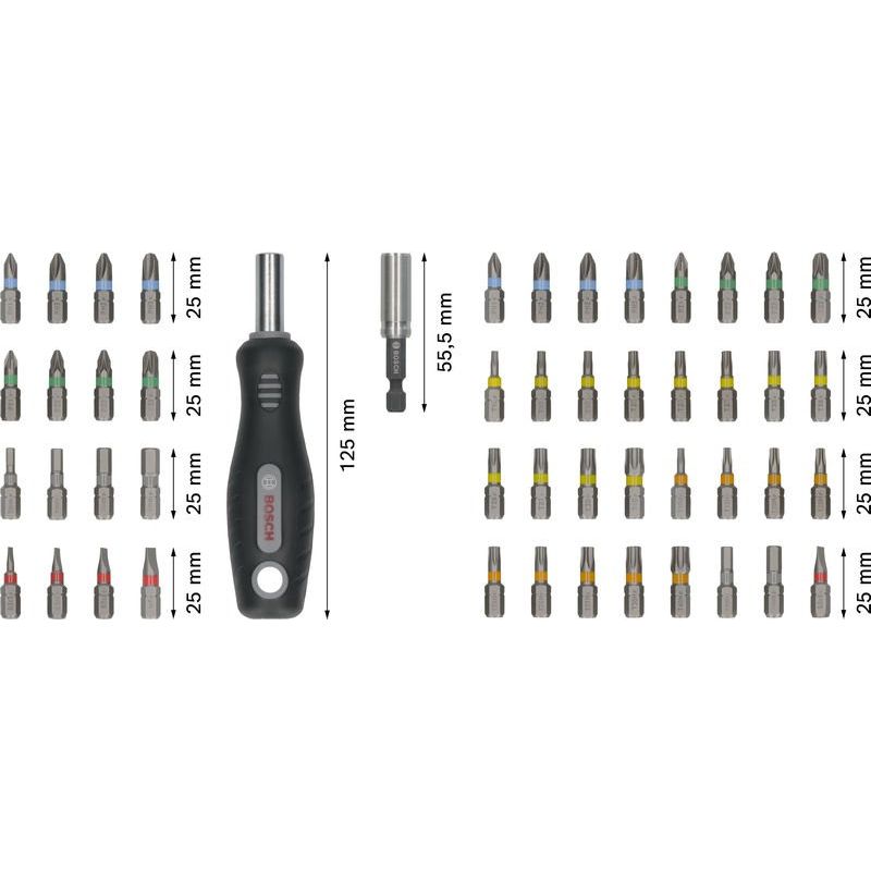 Bosch - Bit-Set Extra Hard 2607012080(VE50) Schrauberbitsatz