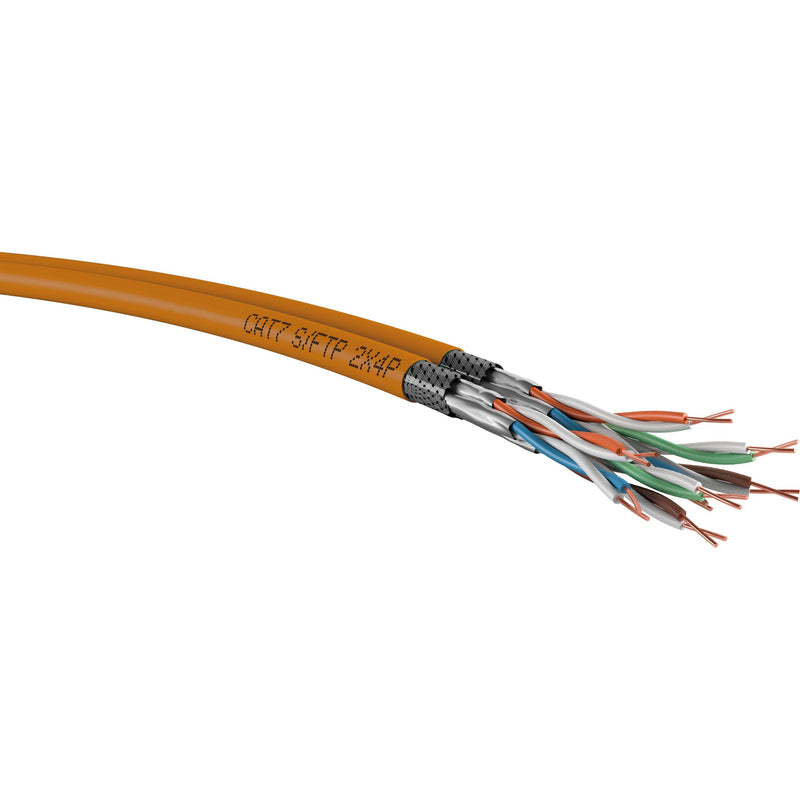 Acome - Daten- und Kommunikationskabel TN-7000-2 Kat.7 orange R7480F-Cca-Ri50 8P S/FTP AWG23 − 50 Meter