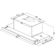 Amica - Dunstabzugshaube Flachschirmhaube FH 694 621 S 90cm