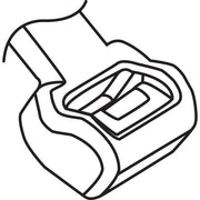 HellermannTyton - Kabelbinder T18ROS-HS-BK-C1 − 100 Stück