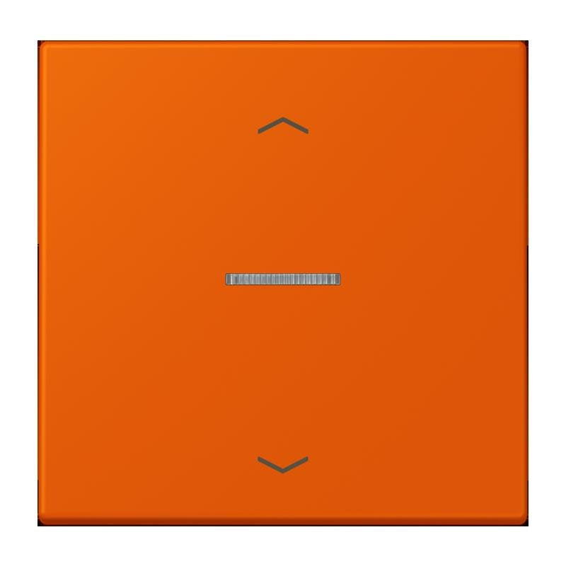 Jung - Abdeckung/Bedienelement für Installationsschalterprogramme Wippe mit Lichtleiter LC 101 KO5P 260 orange vif