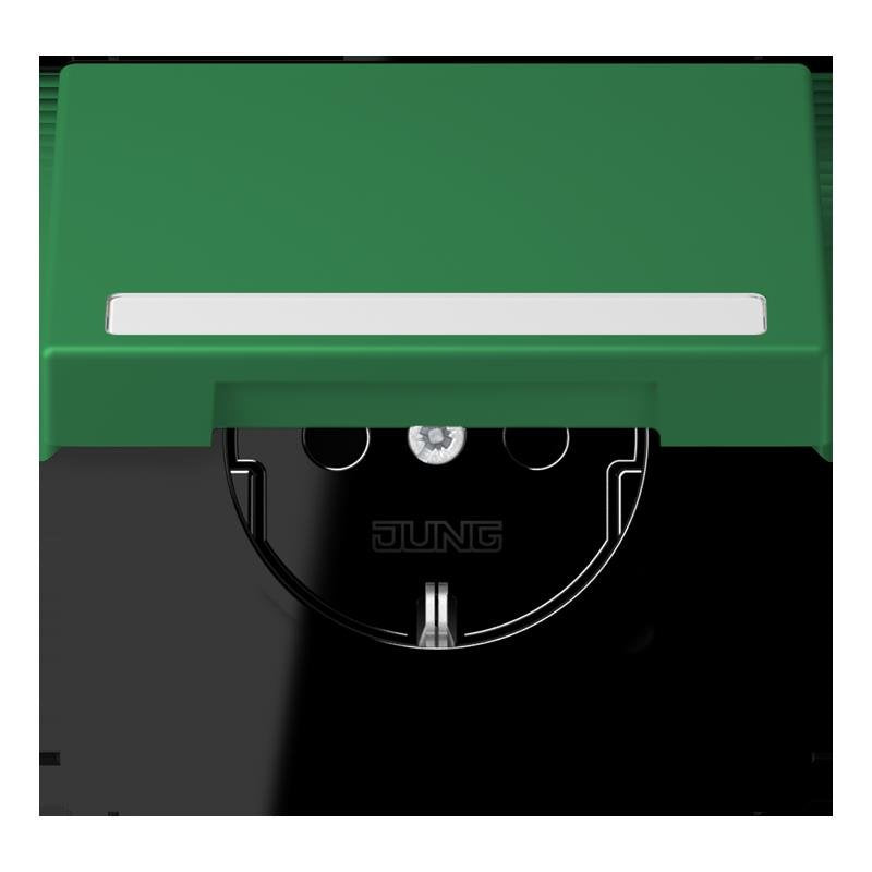 Jung - Steckdose SCHUKO Steckdose LC 1520 BFNAKL 219 vert fonce (32050)
