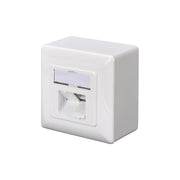 DIGITUS - Kommunikationsanschlussdose Kupfer Datendose Kat.6A DN-9007-S-1 Classe EA AP