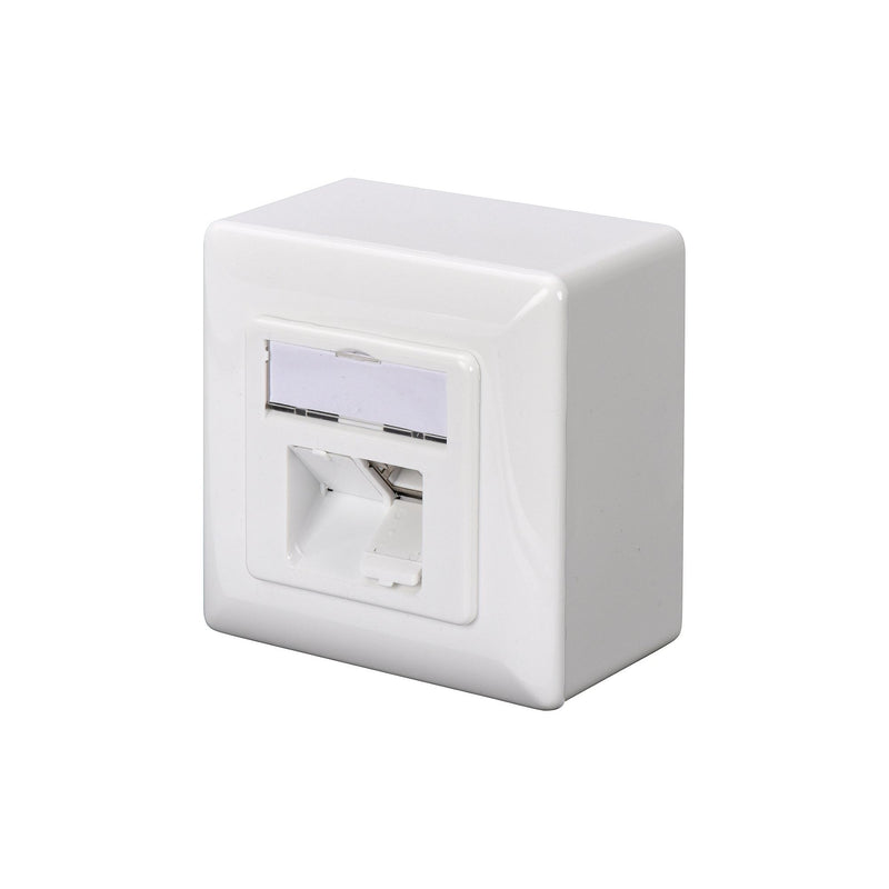 DIGITUS - Kommunikationsanschlussdose Kupfer Datendose Kat.6A DN-9007-S-1 Classe EA AP