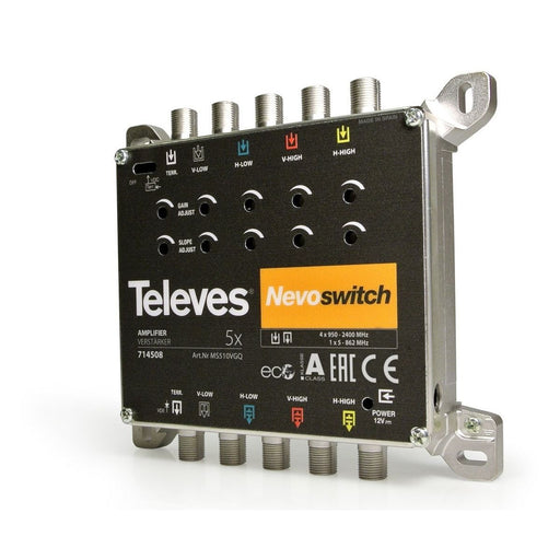 Televes - SAT-Verstärker Verstärker 5-fach MS510VGQ 5-15dB f.MSNEVO o.NT