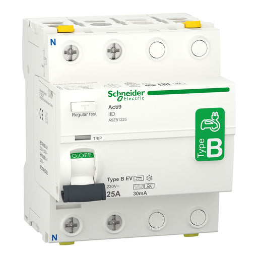 Schneider Electric - Fehlerstrom-Schutzschalter FI-Schalter A9Z51225 2P 25A 30mA