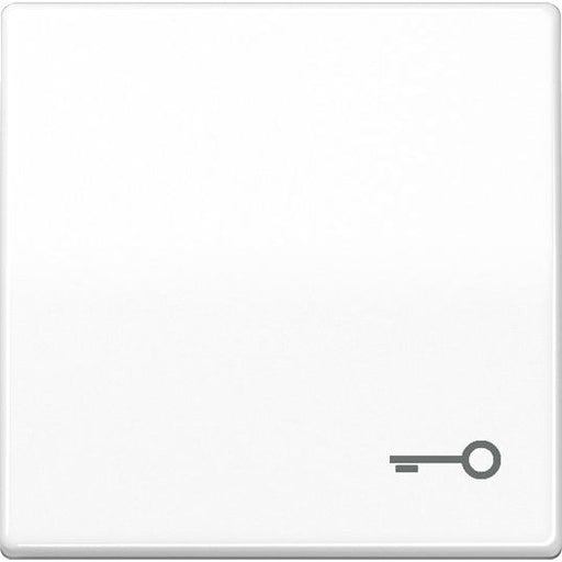 Jung - Abdeckung/Bedienelement für Installationsschalterprogramme Wippe Symbol TÜR aws AS 591 T WW für Taster
