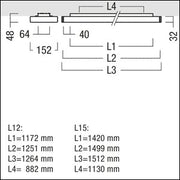 Zumtobel Group - Decken - /Wandleuchte LED - Halbeinbauleuchte ECOOS2SLIM #42939107 940