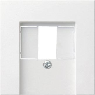 Gira - Einsatz/Abdeckung für Kommunikationstechnik Abd. USB-Spannungsvers. 037603 Reinweiß