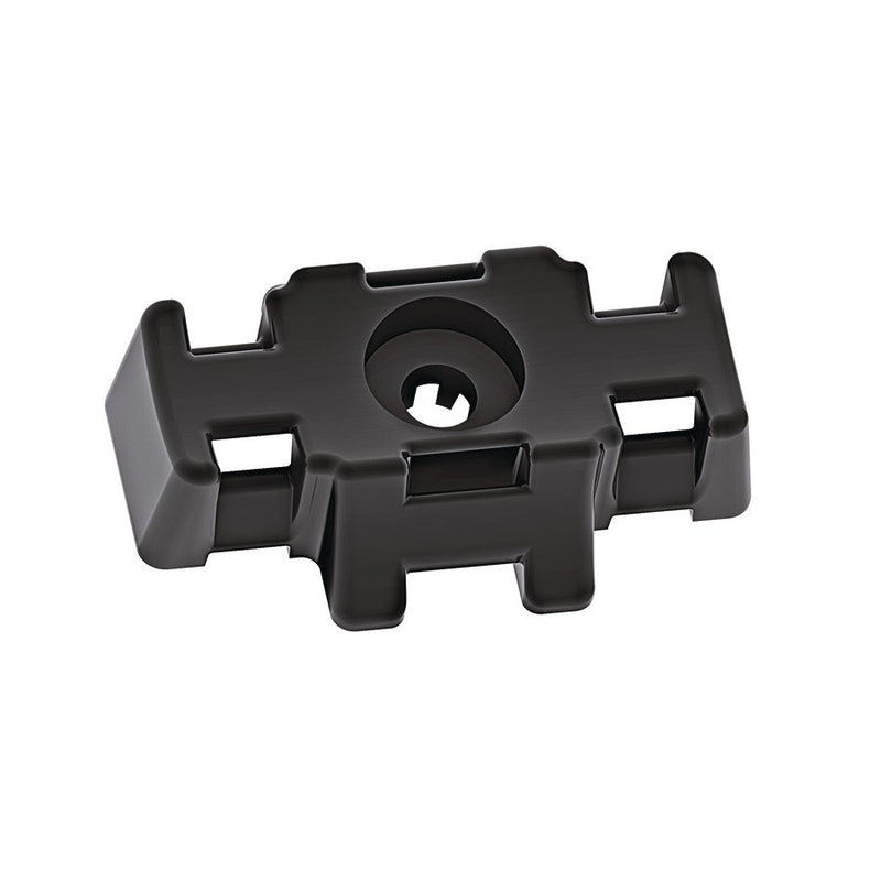HellermannTyton - Befestigungssockel und -element für Kabelbinder Kabelhalter 151-01010(500) schwarz − 500 Stück