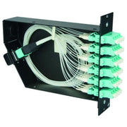 Telegärtner - Patchpanel LWL FanOut-Modul 6xLC-Quad MM 100022409 blau OS2