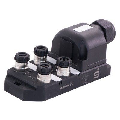 Harting - Passiver Sensor-/Aktor-Verteiler (mit Leitung) Verteilerboxen 090700001200 Anschlusshaube