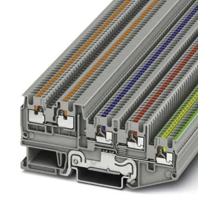 Phoenix Contact - Initiator/Aktor-Reihenklemme Initiatoren-/Aktorenklemme PTIO 1,5/S #3244466 0,14-1,5qmm grau − 50 Stück