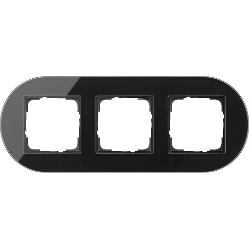 Gira - Abdeckrahmen 3f. sw 0213135