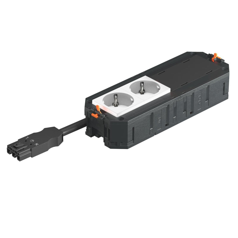 OBO Bettermann - Gerätebecher/Geräteträger für Unterflursystem Universalträger connect UTC4 W W2 208x76x45