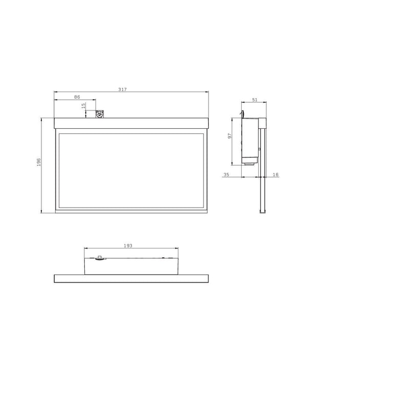 RP-Technik - Sicherheitsleuchte Rettungszeichenleuchte AXWT009ML ZB, ML, Piktoset