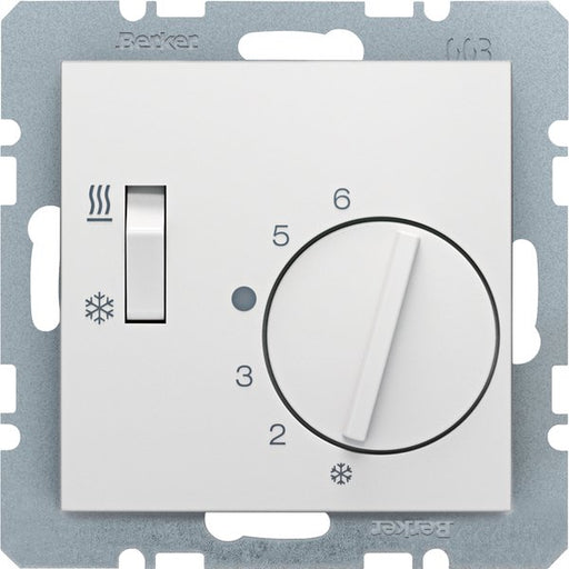Berker - Raumthermostat Raumtemperaturregler 20291909 S.x/B.x, pw. mt