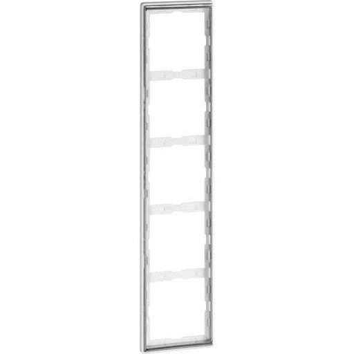 Peha - Abdeckrahmen Rahmen 5-fach alu chr D 95.575.70.60 waage/senkrecht