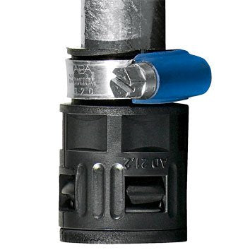 Flexa - Kunststoff-Wellschlauch-Verschraubung Adapter RQGST-M, AD15,8 schwarz AD 15,8 − 50 Stück
