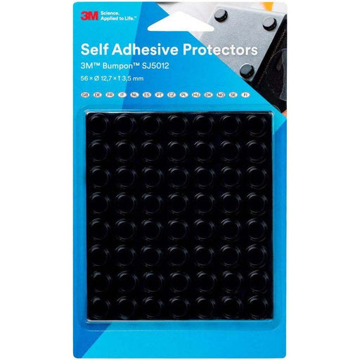 3M - Schock-Puffer Elastikpuffer schwarz SJ5012SBL (VE56x18) 56 Stk, 12,7x3,5mm