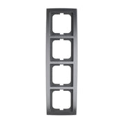 Busch-Jaeger - Abdeckrahmen Rahmen 4-fach 1724-80 chrom matt