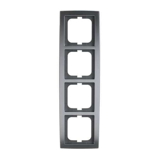 Busch-Jaeger - Abdeckrahmen Rahmen 4-fach 1724-80 chrom matt