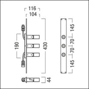 Zumtobel Group - Wegeleuchte Rohrleuchte SUSY CL 3P #42185393 4000K