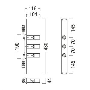 Zumtobel Group - Wegeleuchte Rohrleuchte SUSY CL 3P #42185393 4000K