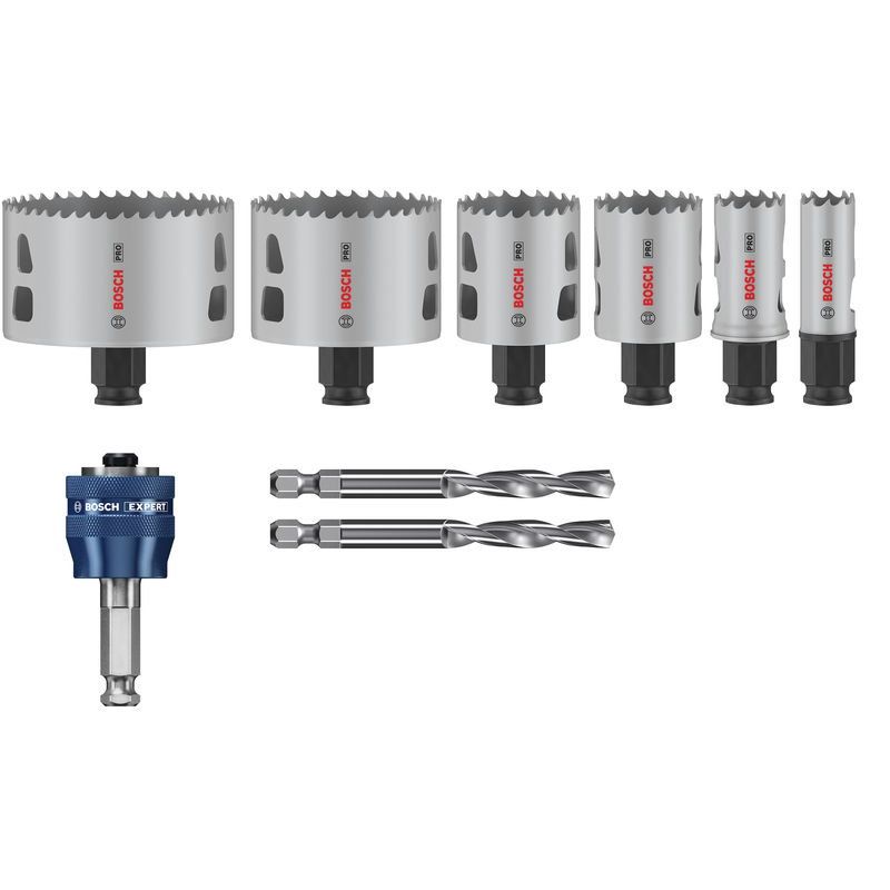 Bosch - Werkzeugset PRO Multi Material PC Plus 2608594424VE(9) Lochsägen-Set 19-83