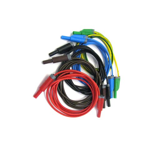 HT Instruments - Zubehör/Ersatzteile für Prüf- und Messgeräte (Elektro) Messleitungssatz KIT TLS-5 farbig, 5 x 2m