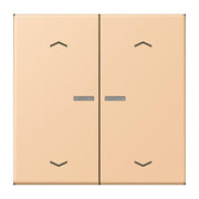 Jung - Abdeckung/Bedienelement für Installationsschalterprogramme Wippe mit Lichtleiter LC 102 KO5P 237