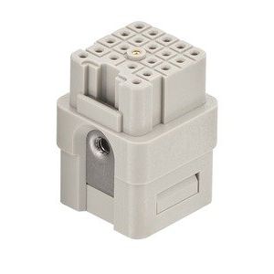 Harting - Kontakteinsatz für Rechtecksteckverbinder Buchseneinsatz 09120213101 Han Q High Density − 10 Stück