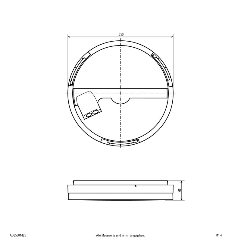 EVN Lichttechnik - Decken-/Wandleuchte LED-Anbaupanel AD35301425 CCT