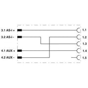 Phoenix Contact - Sensor-Aktor-Adapter Verteiler SAC-ASI-J-Y-B-M12FS