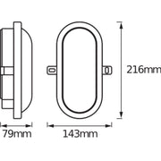 Ledvance - Decken-/Wandleuchte LED-Wand-/Deckenleuchte LEDBULKHEAD11W840WT 4000K weiß