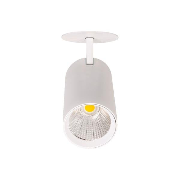 Brumberg Leuchten - Downlight/Strahler/Flutlicht LED-Halb-EB-Richtstrahler 88802183 230V, 20Gr., 3000K