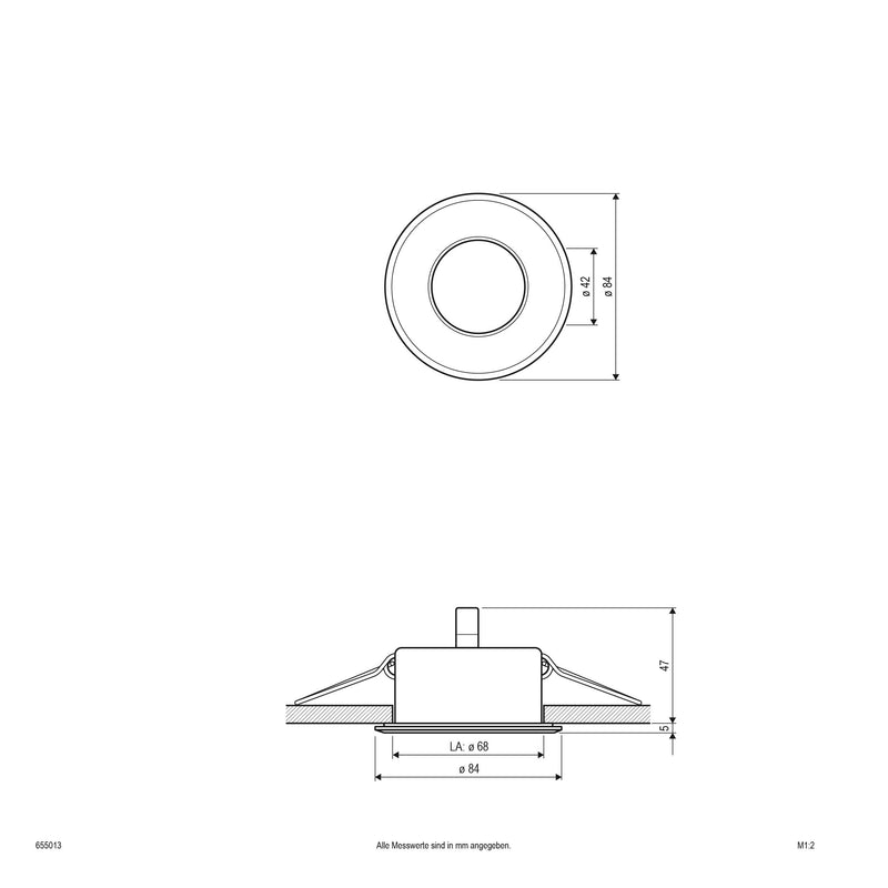 EVN Lichttechnik - Downlight/Strahler/Flutlicht NV EB-Leuchte 655 013 chr/sat 12V 50W GX5,3
