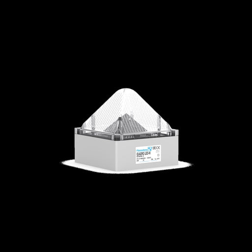 Pfannenberg - Signalleuchte LED-Leuchte QUADRO #21108641000 klar,90-253AC,75cd