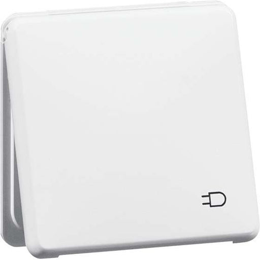 Peha - Schalter-/Steckdosenkombination SCHUKO-Steckdose ws D 80.6511 K W 16A 250V Klappdeckel