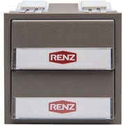 Renz Metallwaren - Funktionsmodul für Türkommunikation Klingelmodul 97-9-85270 gr mit 2 Klingeltaster