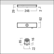 Zumtobel Group - Elektrisches Zubehör/Ersatzteile für Leuchten Tecton-Modul basicDIM #22172580 silber