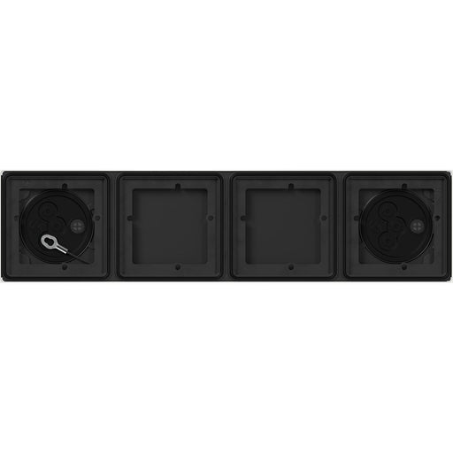 Gira - Montageelement für Türstation AP-Gehäuse 4 Module 1x4 5504902 Verkehrsweiß (lack.)