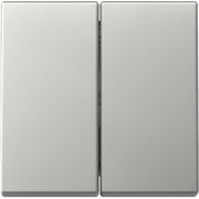 Gira - Abdeckung/Bedienelement für Installationsschalterprogramme Wippe 2f 3295600 Edelstahl