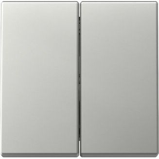 Gira - Abdeckung/Bedienelement für Installationsschalterprogramme Wippe 2f 3295600 Edelstahl