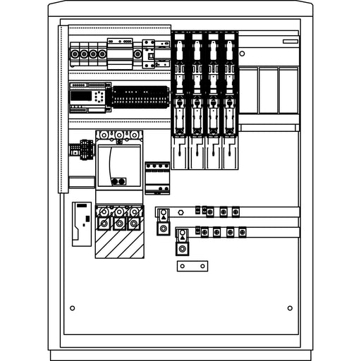Elsta Mosdorfer - Installationskleinverteiler AC-Sammlerschrank ACFX53.10.04.0.12.G ACS FX5 1080/320