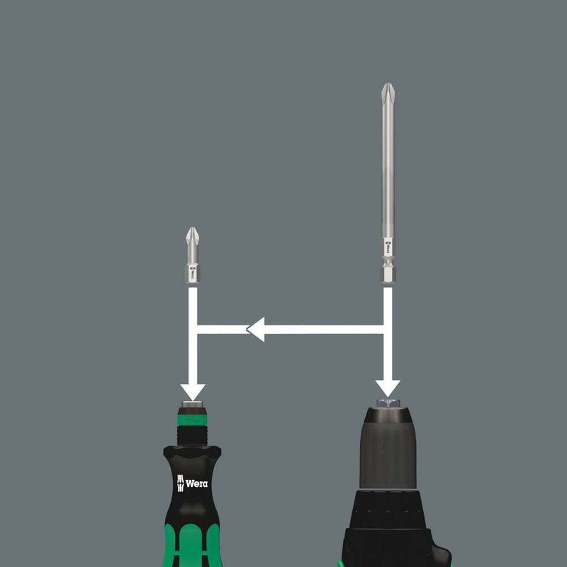 Wera - Bit-Set Schraubendreher 059298 Falttasche 7-tlg