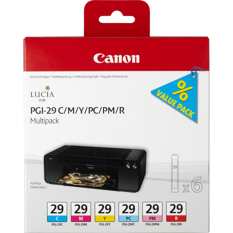Canon - Verbrauchsmaterial für Telefax/Drucker/MFC Tinten Multipack PGI-29