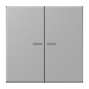 Jung - Abdeckung/Bedienelement für Installationsschalterprogramme Wippe mit Lichtleiter LC 102 KO5 204 gris moyen